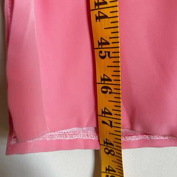 Vintage Pink Maxi Dress Long Sleeves Sequin Beaded Dragon Design Evening Glam S - Picture 9 of 9